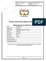 Mid-Term Fall 2015 Model Answers