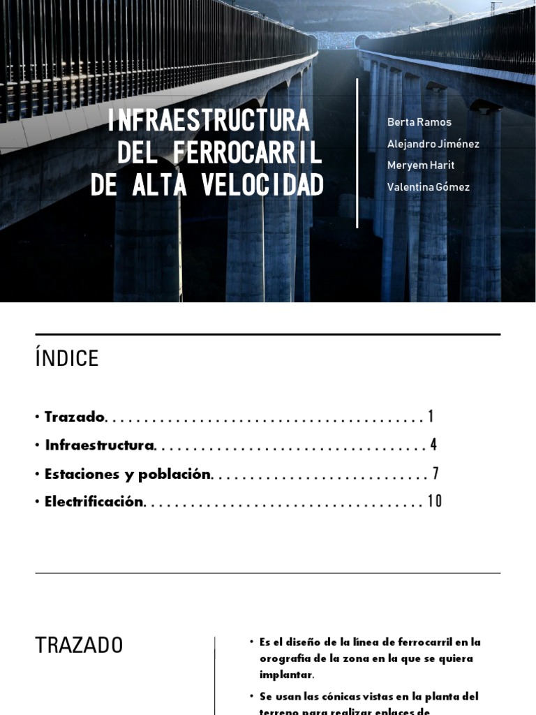 Lineas de Alta Velocidad PDF Tránsito rápido Electricidad