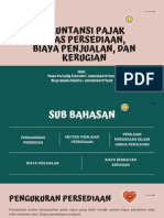 Akuntansi Pajak untuk Persediaan, Biaya Penjualan, dan Kerugian