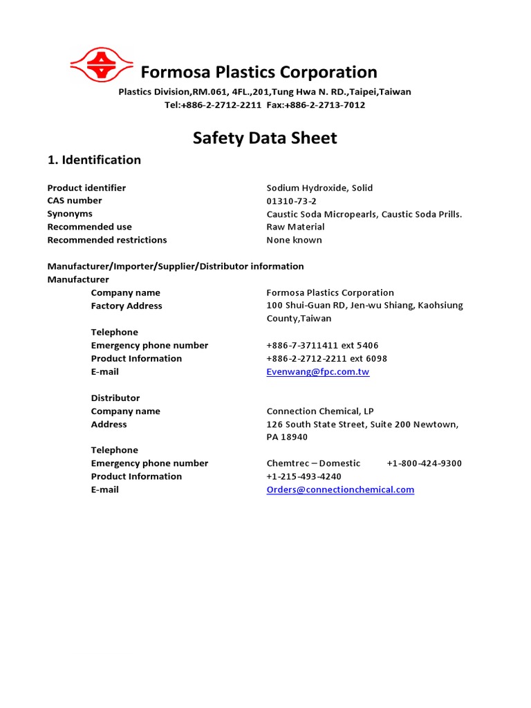 CausticSodaBeads SDS PDF Personal Protective Equipment Waste