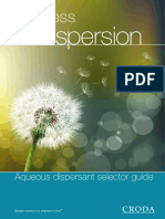 Aqueous Dispersant Selector Guide