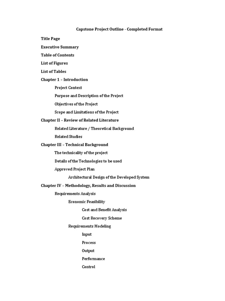 Capstone Project Outline PDF