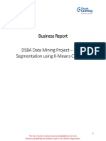 Data Mining Project DSBA Clustering Report Final