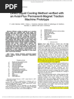 Direct Liquid Cooling Method Verified With An Axial Flux PM Traction Machine Prototype