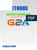 Methode: Instant Refund G2A