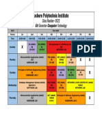 6th Semester Class Routine 2022 - Google Sheets