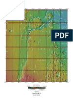 Mapa de Marte entre 270°E y 315°E (90°W y 45°W