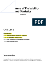 Chapter 1 - The Nature of Probability and Statistics - Sections 1 and 2