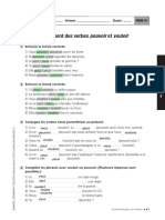 Fiches Vouloir Pouvoir Et Adjectifs Démonstratifs PDF