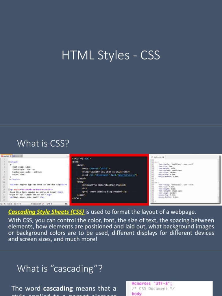 Topic 8 HTML CSS PDF | PDF | Html | Software Development