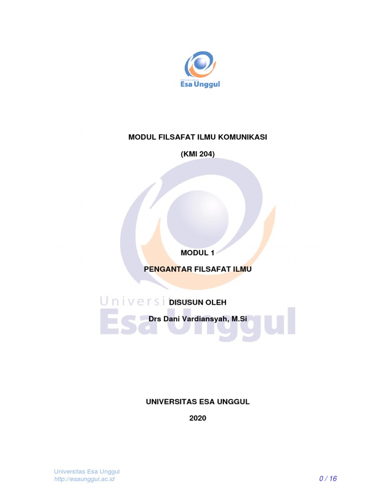 Modul Filkom 2020 P1 Pdf Pdf Ilmu Sosial Sains Matematika