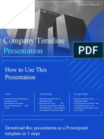 Company Timeline: Presentation