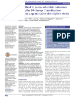 A Method To Acces Obstetric Outcomes Using 10 Group Classification System PDF