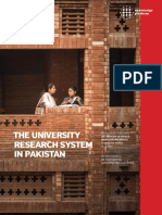 The University Research System in Pakistan