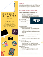 Kashish Sharma Post Production Profile