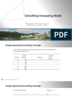 8.1A+Exponential+Smoothing+Forecasting+Model Stu