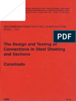 No021 - Design and Testing of Connections in Steel Sheeting and Sections