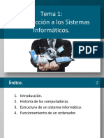 Tema 1. Introduccion A Los Sistemas Informáticos