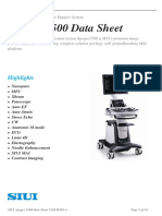 High-Performance Color Doppler System Apogee 5500 Data Sheet