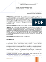 Pierre Bourdieu e A Educação - Publicado