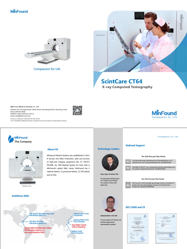 Scintcare CT64 Brochure | PDF | Ct Scan | Integrated Circuit