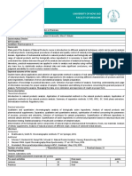 Analysis of Natural Products PDF