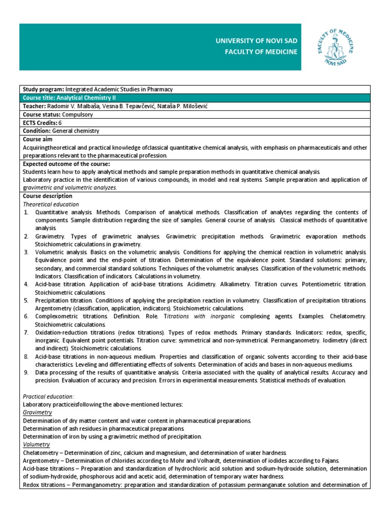 ANALYTICAL CHEMISTRY STUDY GUIDE PDF intelligence overview