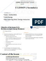 GR 8 - Y9 Weekly Assessment Revision