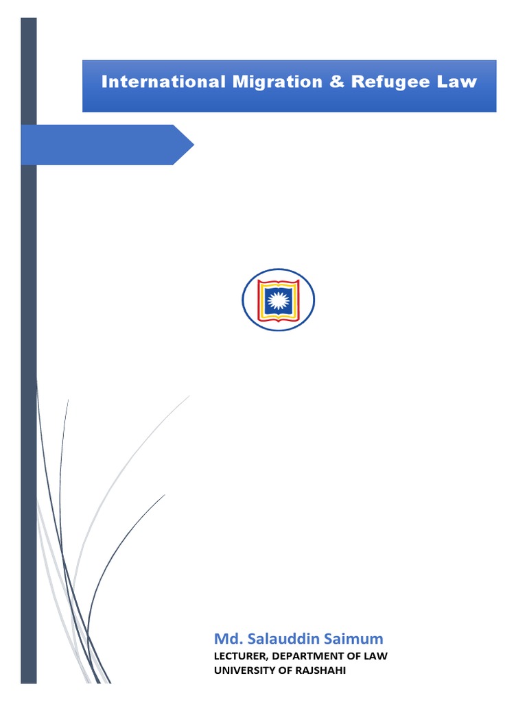 International Migration And Refugee Law Pdf Rohingya People