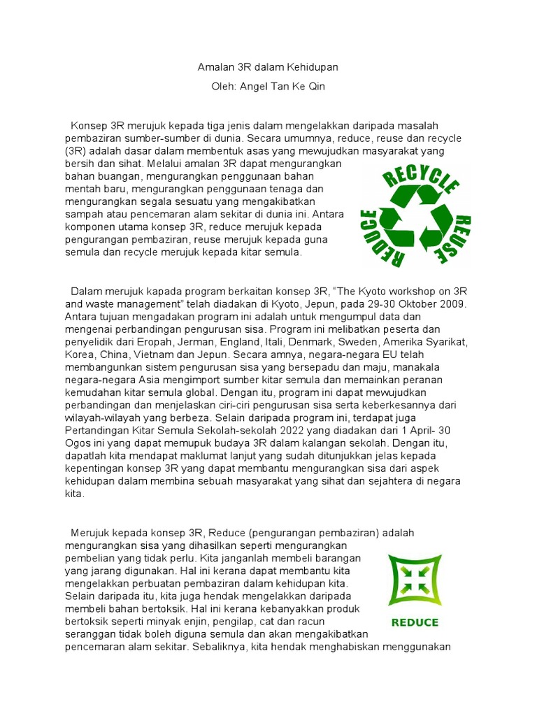 3R Essay | PDF