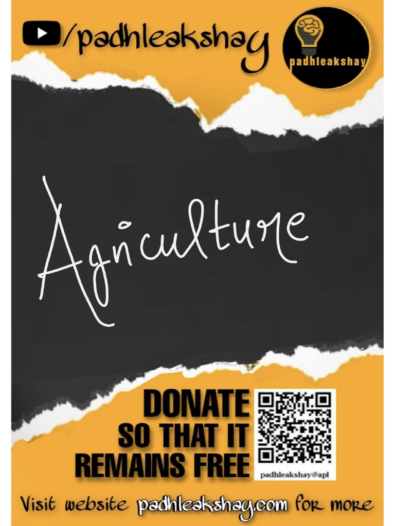 Key Agricultural Terms And Concepts Explained Pdf Agriculture