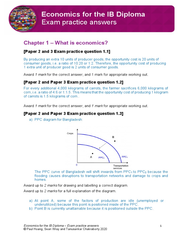 Econ For IB Hoang ANSWERS Chapt1-15 | PDF | Price Elasticity Of Demand |  Demand
