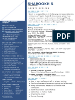 Sharookh HSE CV PDF