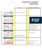 Academic Calendar 2223