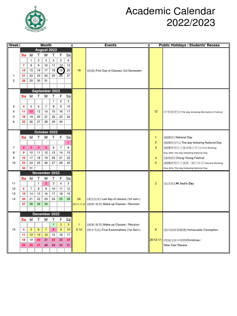Academic Calendar 2223 Download Free PDF Academic Term Traditions Academic Calendar 2223 Download Free PDF Academic Term Traditions