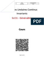 SLCI1 - Généralités - Cours PDF