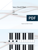 Piano Chord Chart-Major and Minor Only-WMG