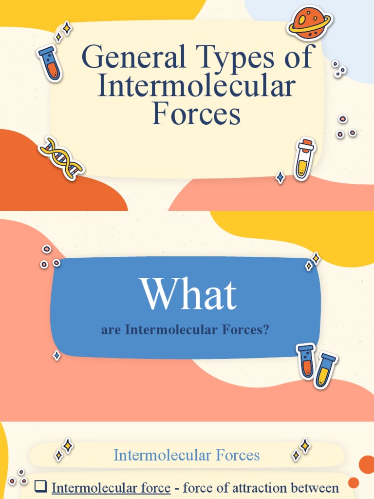 Intermolecular Forces Physci12 | PDF | Self-Improvement | Science ...