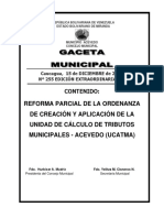Reforma Parcial de La Ordenanza Ucatma PDF