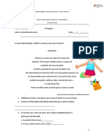 Ficha de Trabalho - Português - Interpretação Do Texto