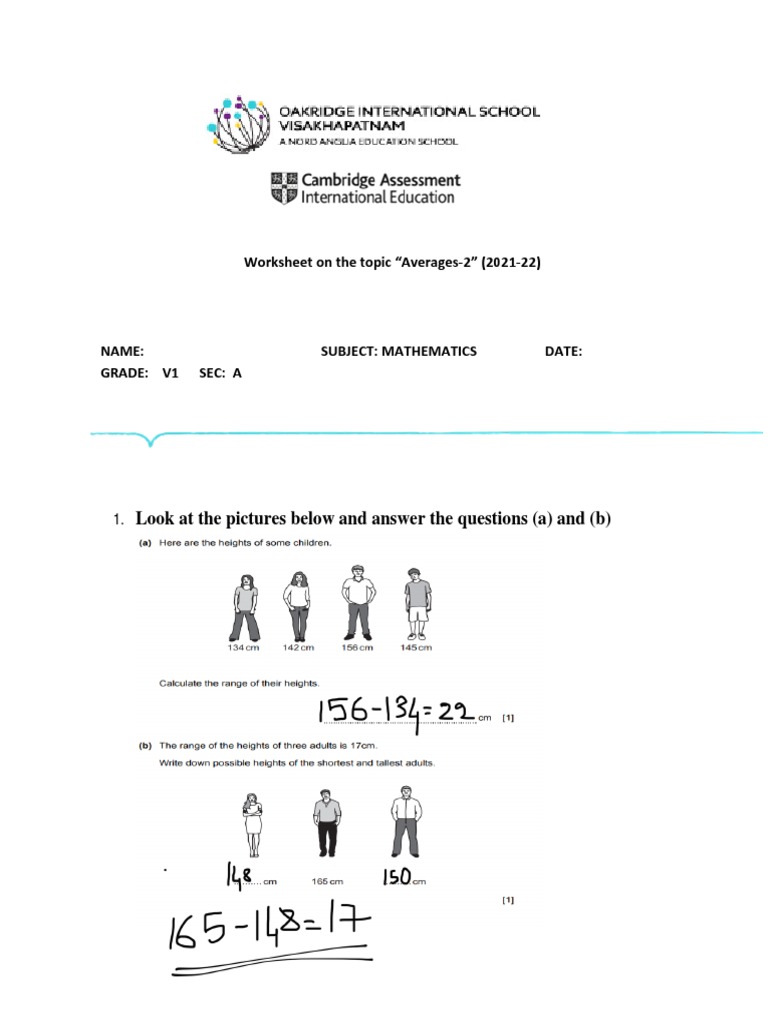 calculating-averages-worksheet-includes-finding-the-mean-mass-of