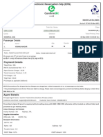 Electronic Reservation Slip (ERS) Boarding and Travel Details