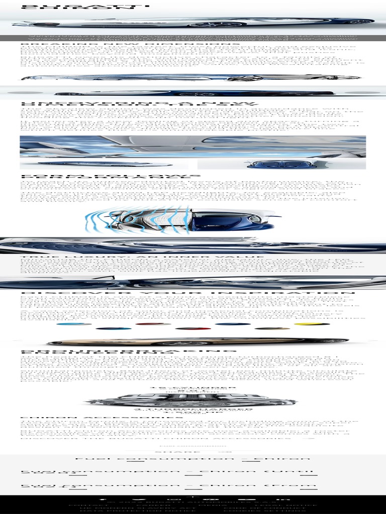 Bugatti Chiron Breaking New Dimensions Pdf Pdf Turbocharger Engines