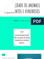 Prevenção contra animais peçonhentos