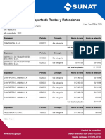 Reporte de Rentas y Retenciones