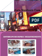 Non-Immediate-Newborn-Care Anthropometric Measures