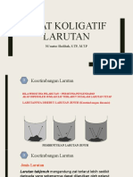 Sifat Koligatif Larutan