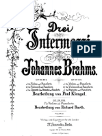Brarhms intermezzo violin-piano