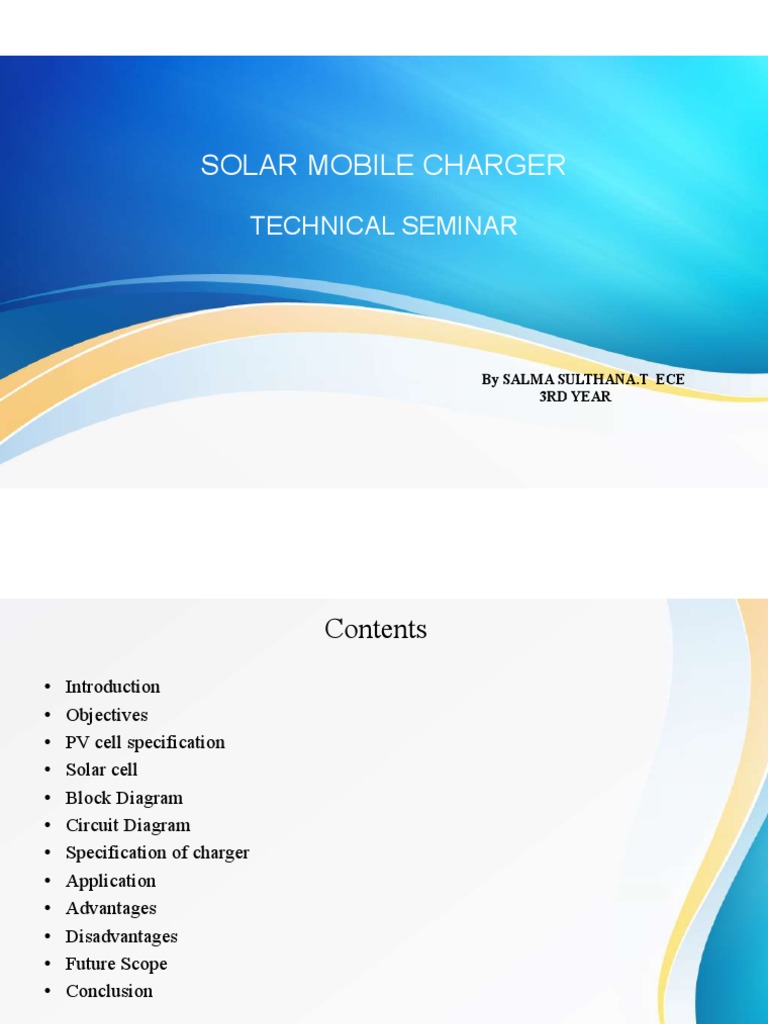 An InDepth Look at Solar Mobile Charging Maximizing Renewable Energy Potential and Minimizing