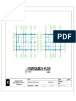 Foundation Plan: A B C D E F A B C D E